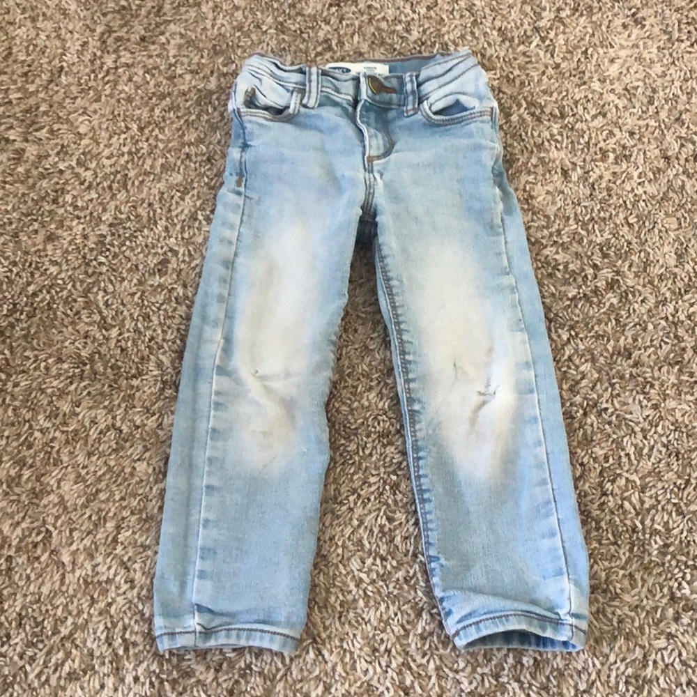 Karate distress jeans for boy